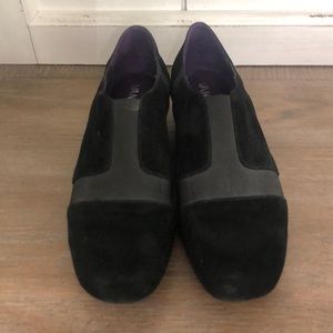 BANELI black suede shoes size 7